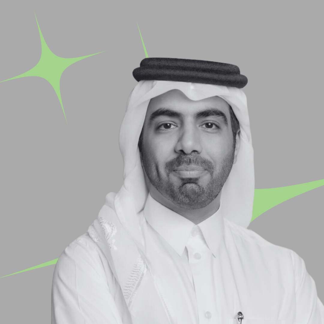 Portrait of Mohammed Al-Hajri, founder and CEO of Al Wajbah, dressed professionally in a formal suit.