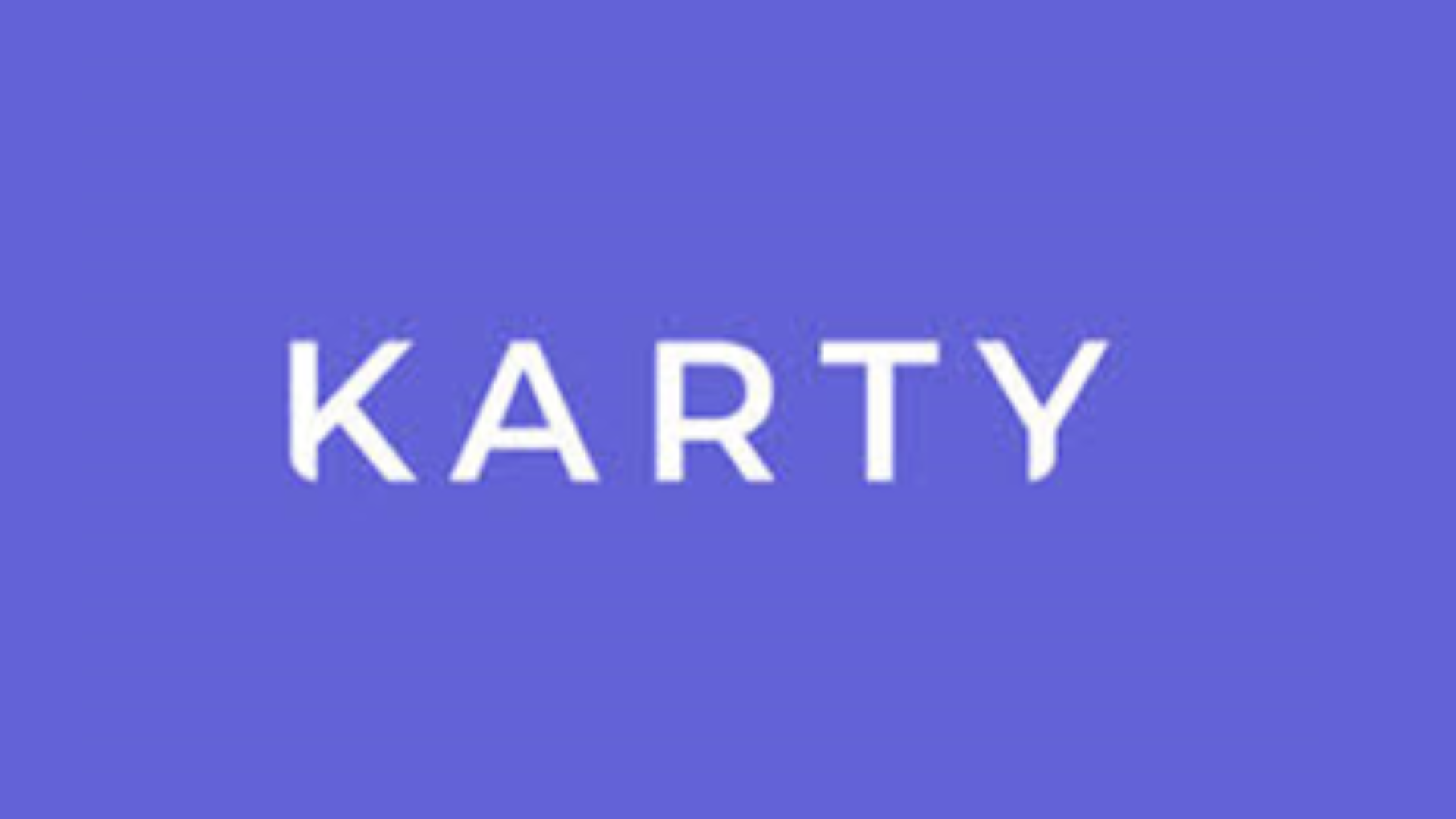 شعار شركة KARTY الناشئة للتقنية المالية بتصميم عصري وألوان زاهية، يعكس هوية ابتكارية في مجال التكنولوجيا المالية.