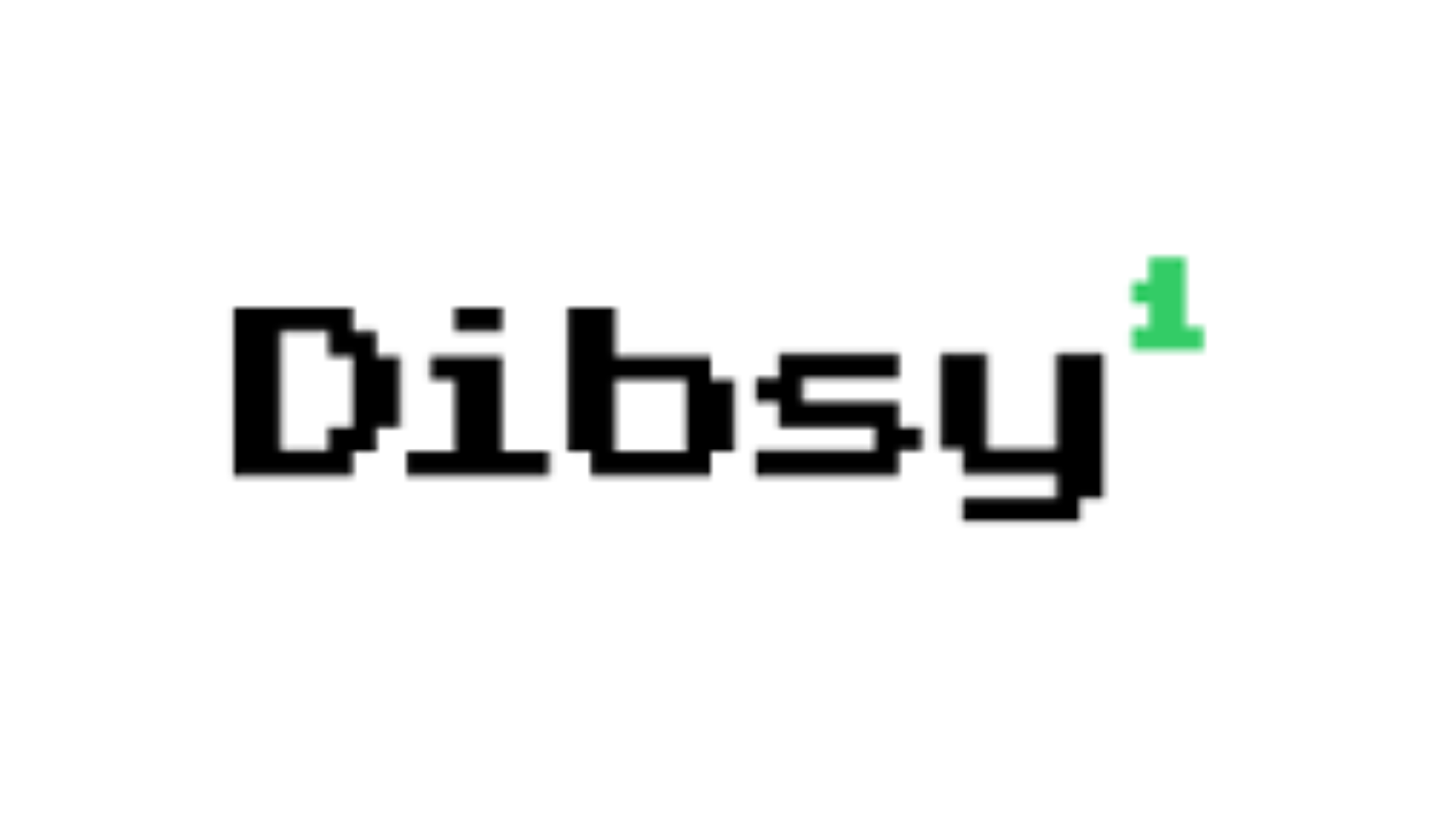 Fintech Dibsy startup logo with a modern design on a white background