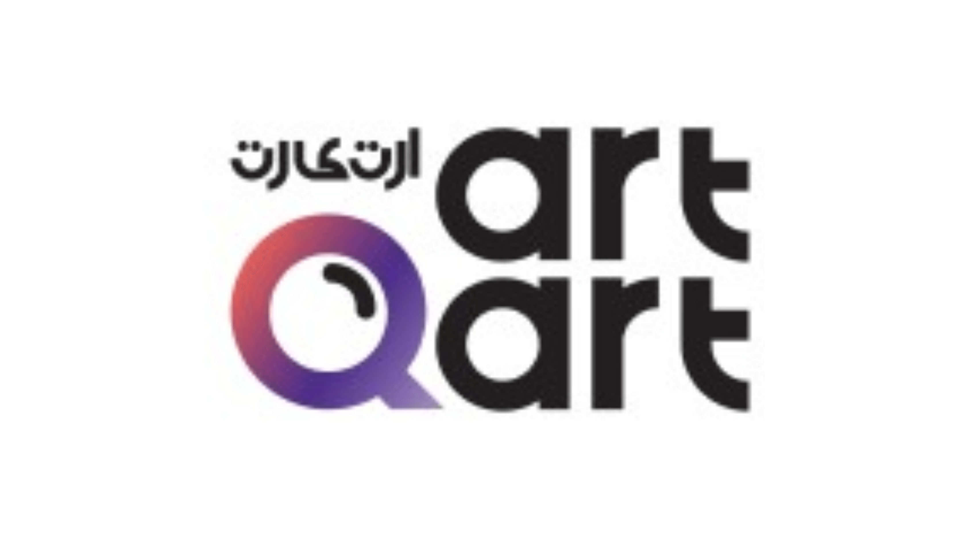 شعار شركة ناشئة للتجارة الإلكترونية يحمل اسم العلامة التجارية artQart بتصميم عصري وألوان زاهية.