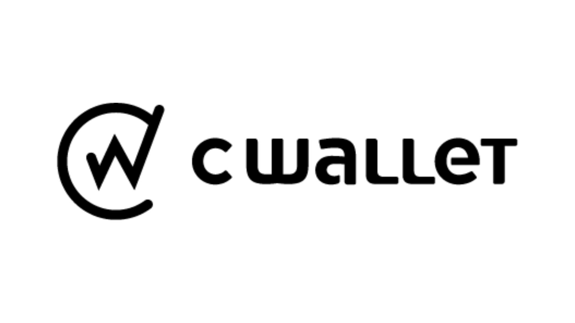 Fintech CWallet digital wallet app interface showing secure login screen with colorful icons and modern design.
