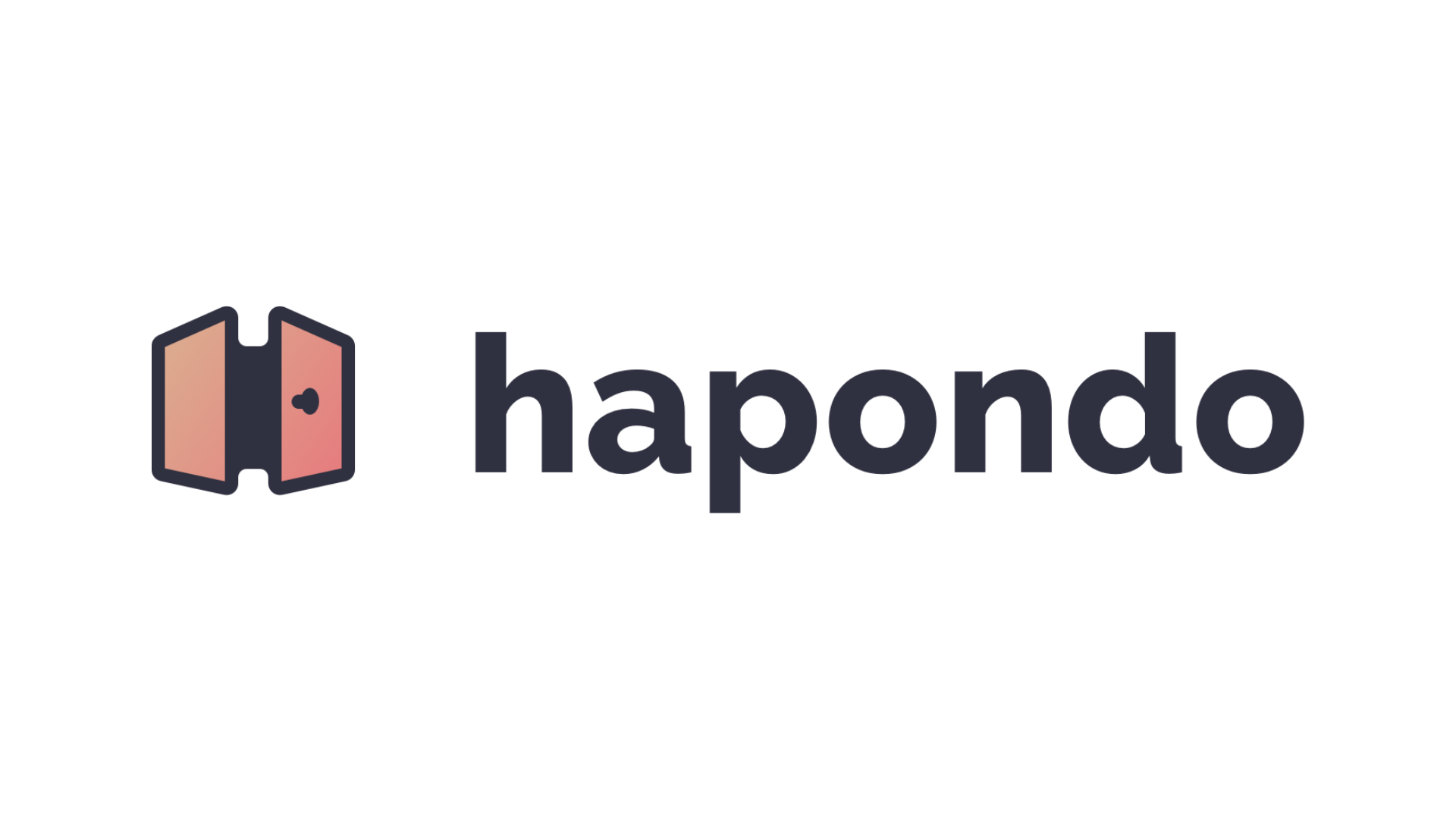 Real Estate hapondo logo on a white background, featuring a modern design with blue and gray elements.